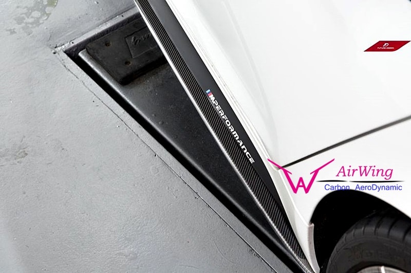 BMW G30- AirWing carbon side skirt splitter 026